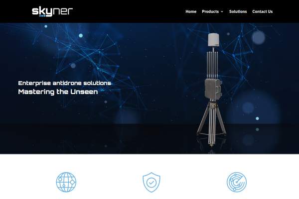 Skyner website screenshot